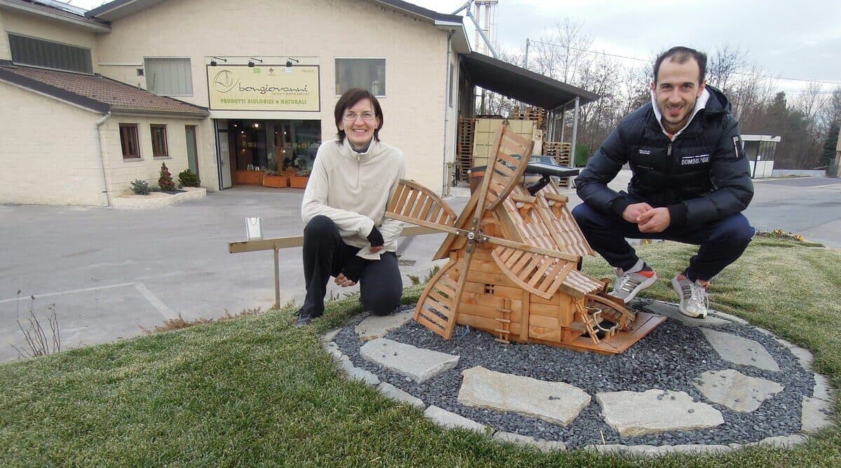 Aldo und Micaela Bongiovanni vor der Familienmühle